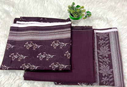 sahara lawn suit 3pc print