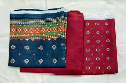 sahara lawn suit 3pc print