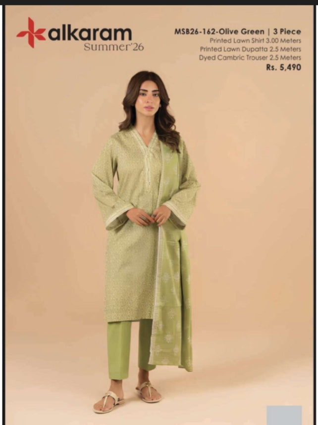 alkaram by taiba noor 3pc lawn