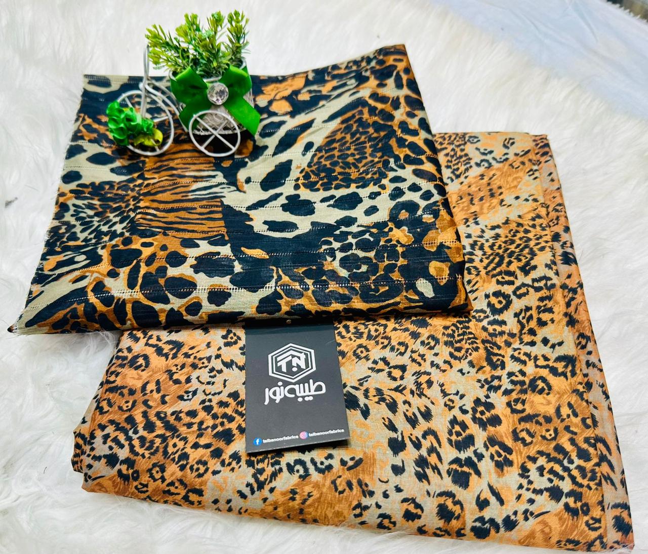 Taiba noor 3pc lawn all over
