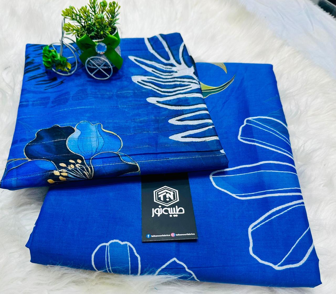 Taiba noor 3pc lawn all over