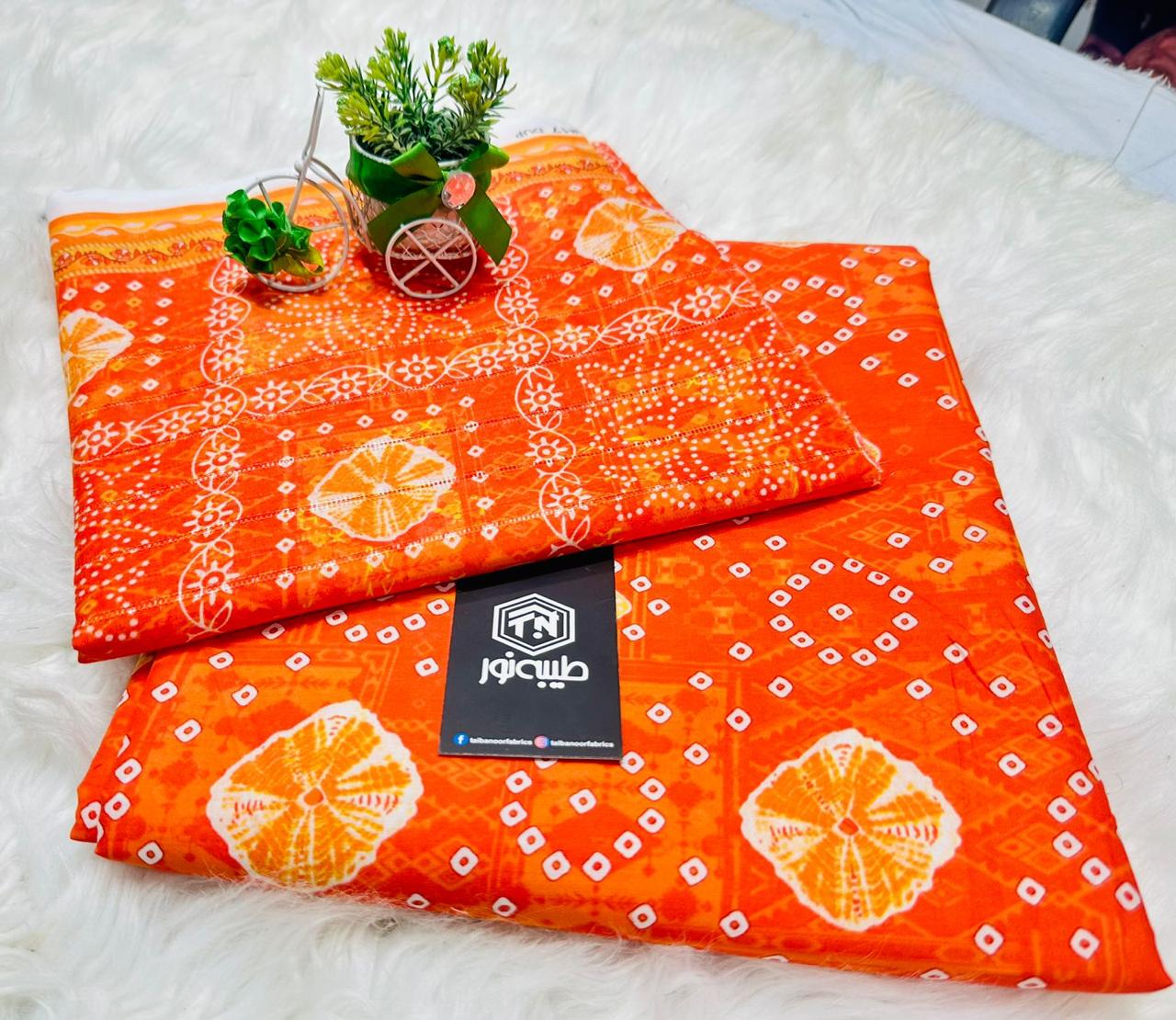 Taiba noor 3pc lawn all over