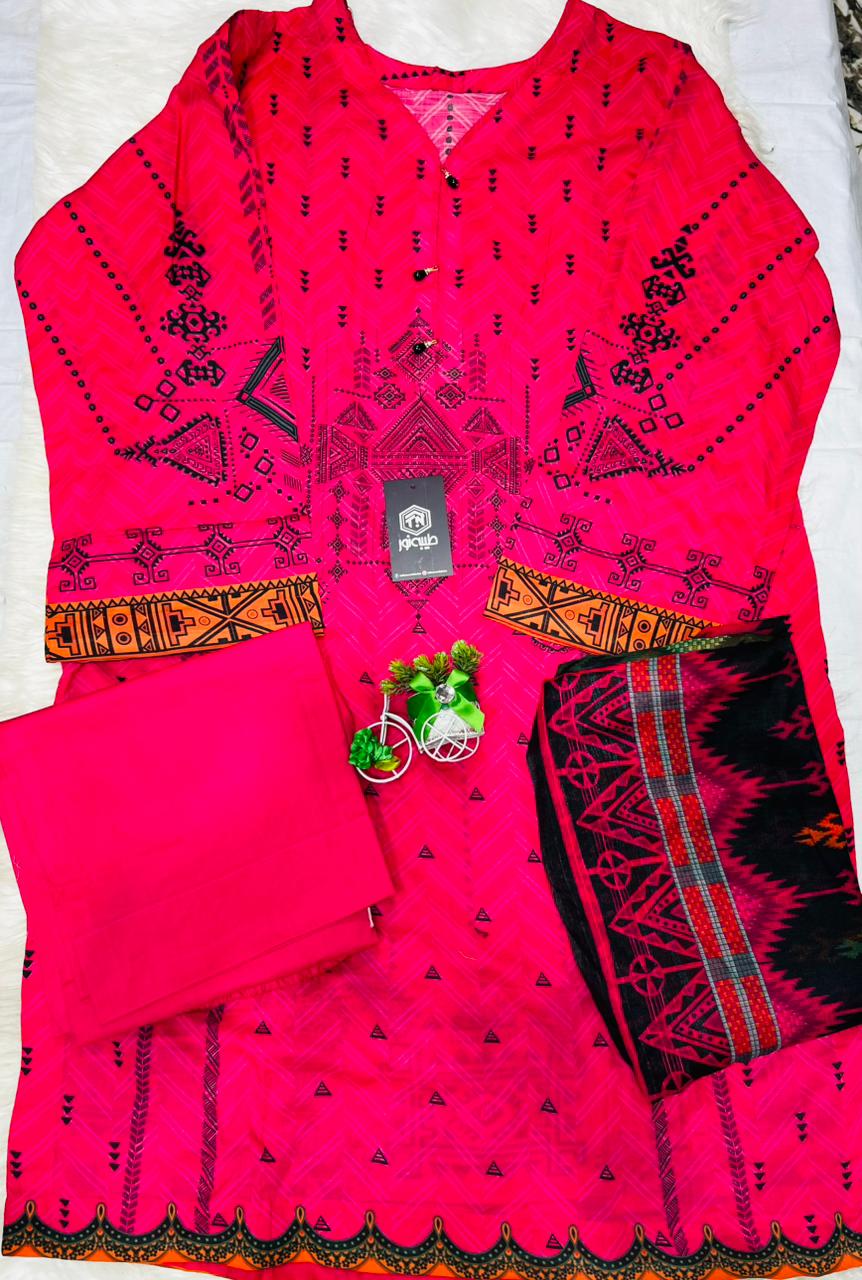 Taiba noor stitche 3pc lawn
