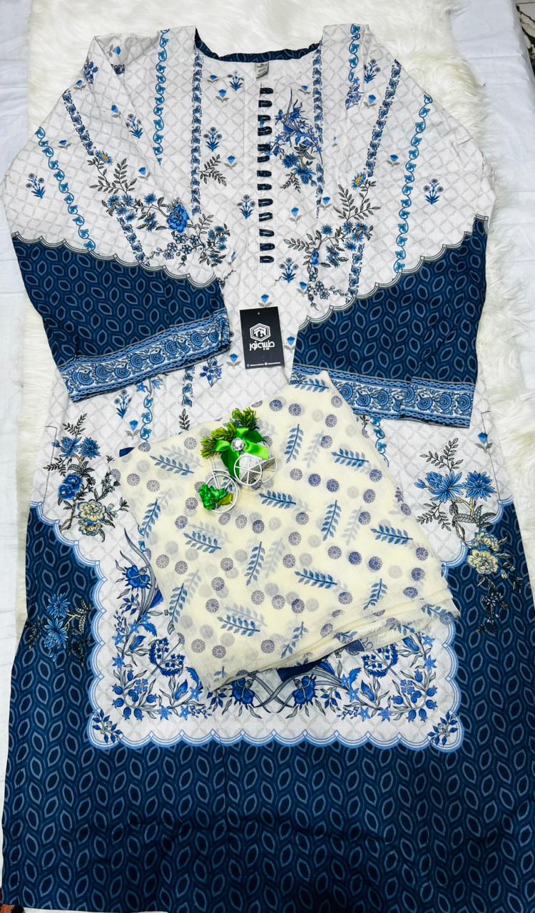 Taiba noor stitche 3pc lawn