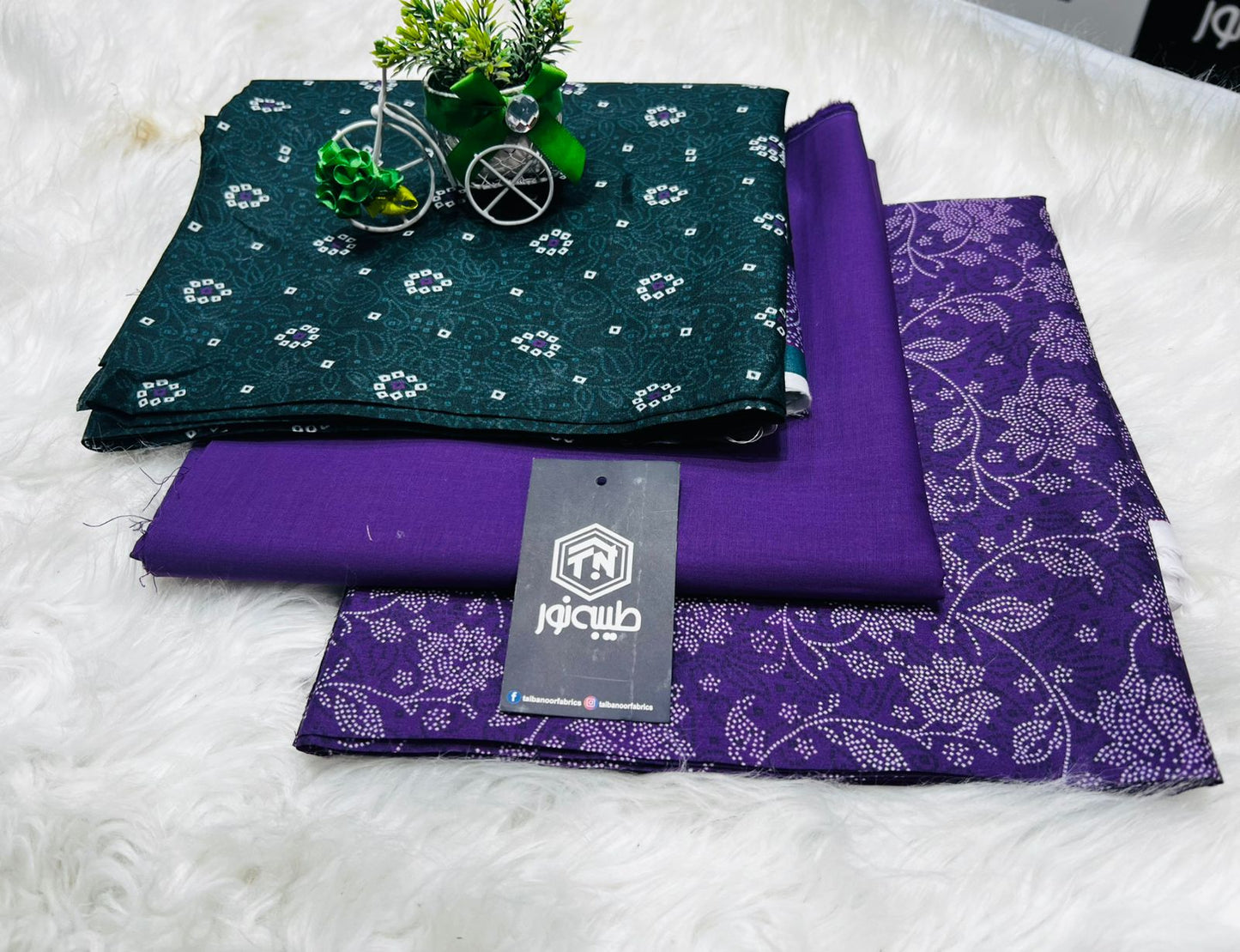 Taiba noor lawn 3pc