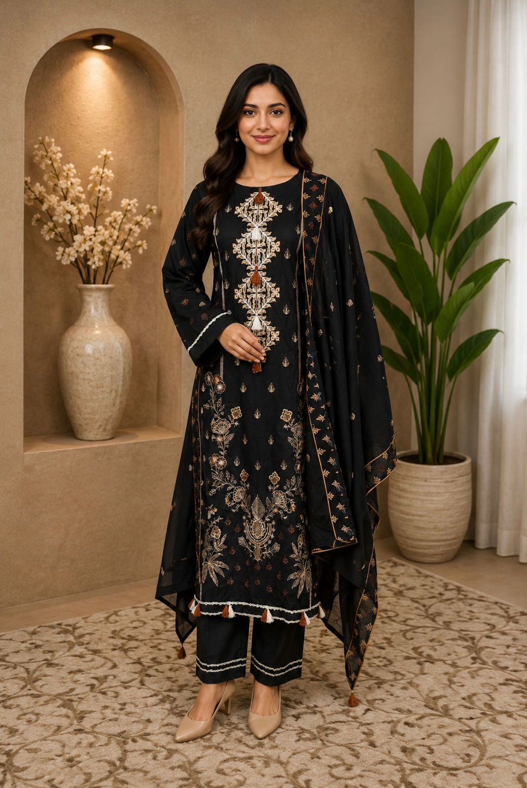 Embroidery Lawn 3pc