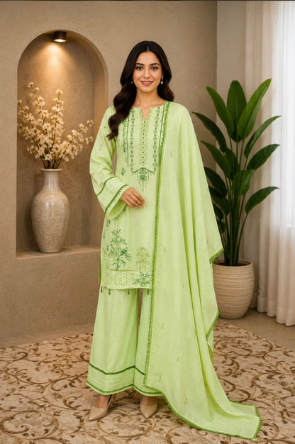 Embroidery Lawn 3pc