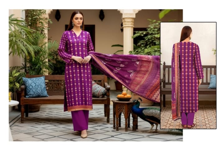 TAIBA NOOR 3PC LAWN