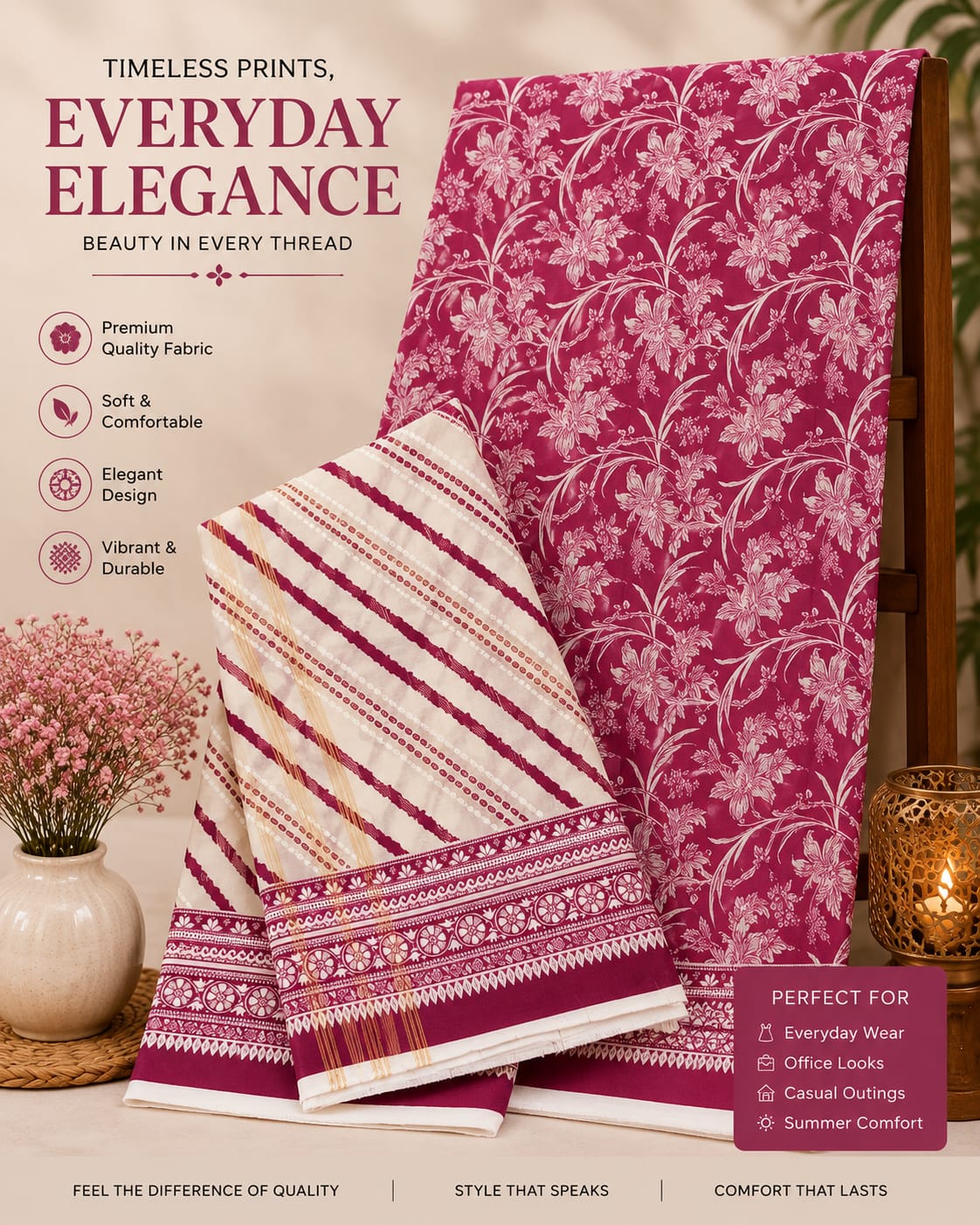 TAIBA NOOR 3PC LAWN ALL OVER