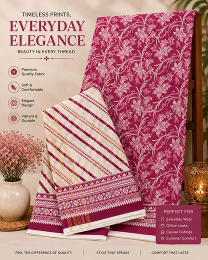 TAIBA NOOR 3PC LAWN ALL OVER
