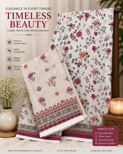 TAIBA NOOR 3PC LAWN ALL OVER