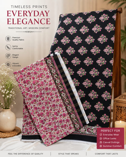 TAIBA NOOR 3PC LAWN ALL OVER