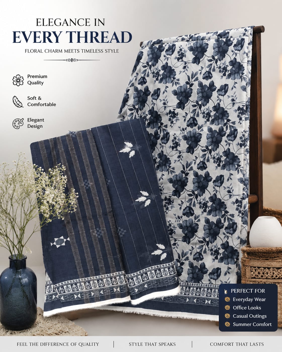 TAIBA NOOR 3PC LAWN ALL OVER