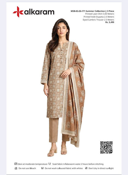 ALKARAM 3PC LAWN
