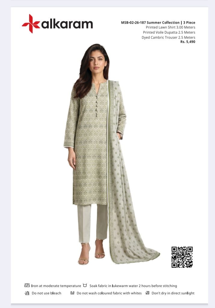 ALKARAM 3PC LAWN