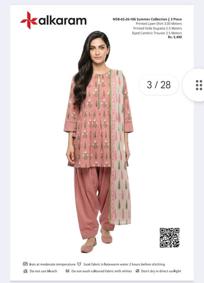 ALKARAM 3PC LAWN