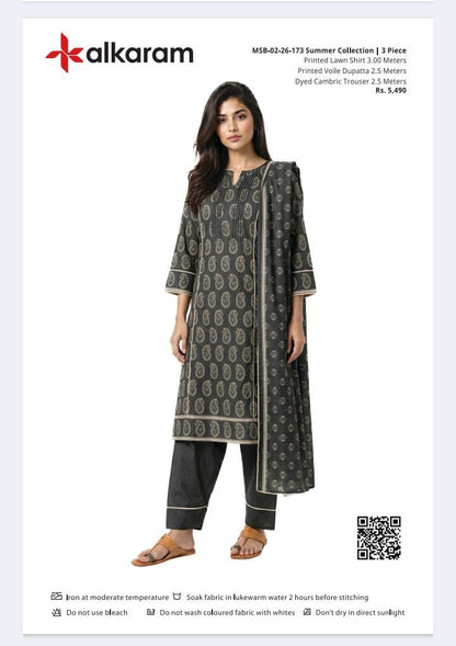 ALKARAM 3PC LAWN