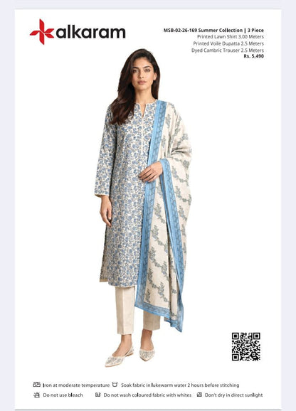 ALKARAM 3PC LAWN