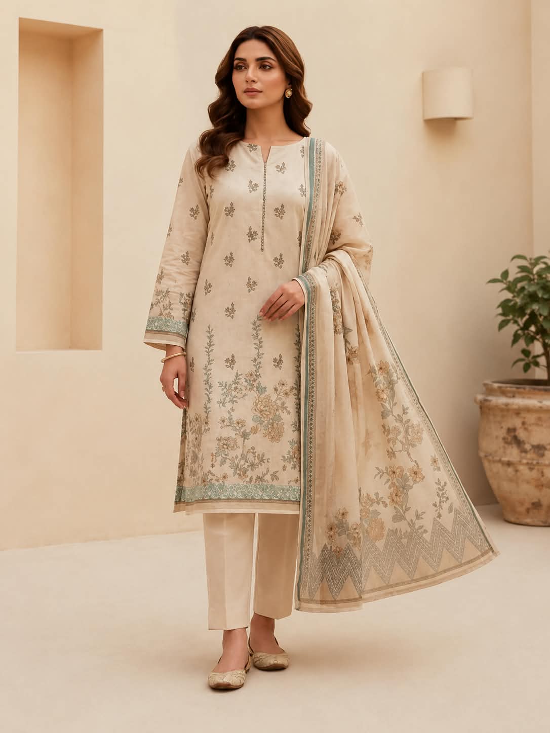 TAIBA NOOR 3PC LAWN