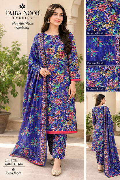 3PC KHADAR BY TAIBA NOOR