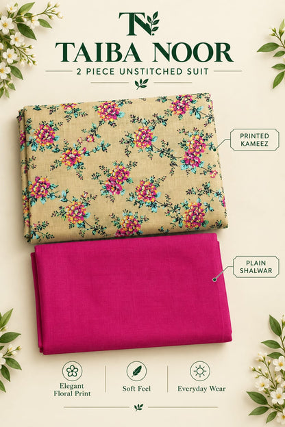 2PC KHADAR BY TAIBA NOOR