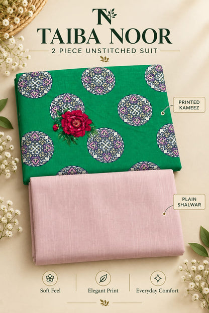 2PC KHADAR BY TAIBA NOOR