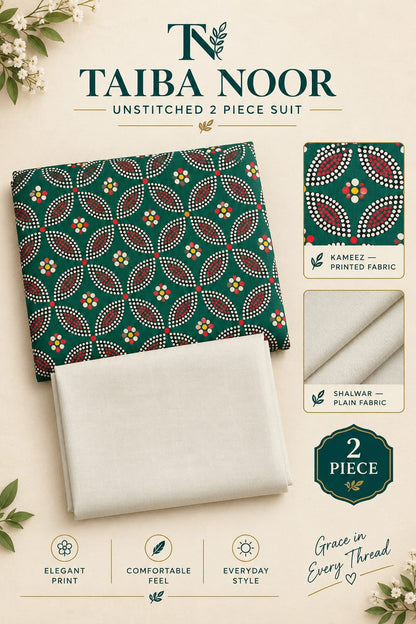 2PC KHADAR BY TAIBA NOOR