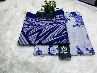 Taiba noor 3pc lawn all over