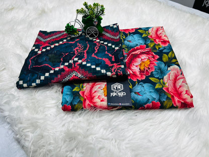 Taiba noor 3pc lawn all over