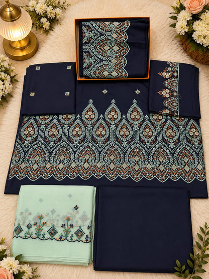 Taiba noor Lawn embroidered 3Pc