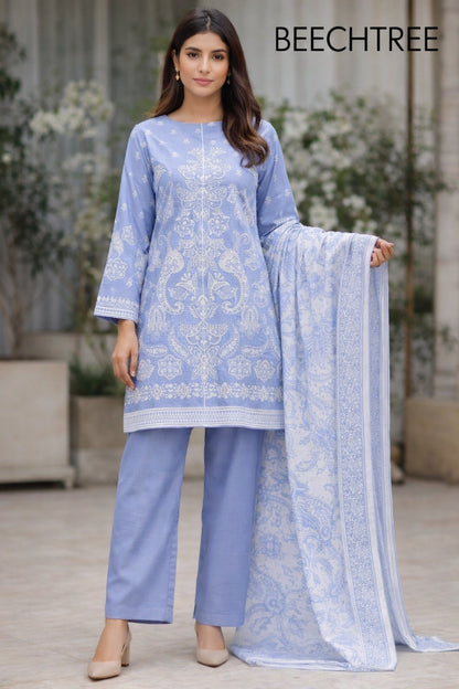 Beech tree by taiba noor 3pc printed Lawn