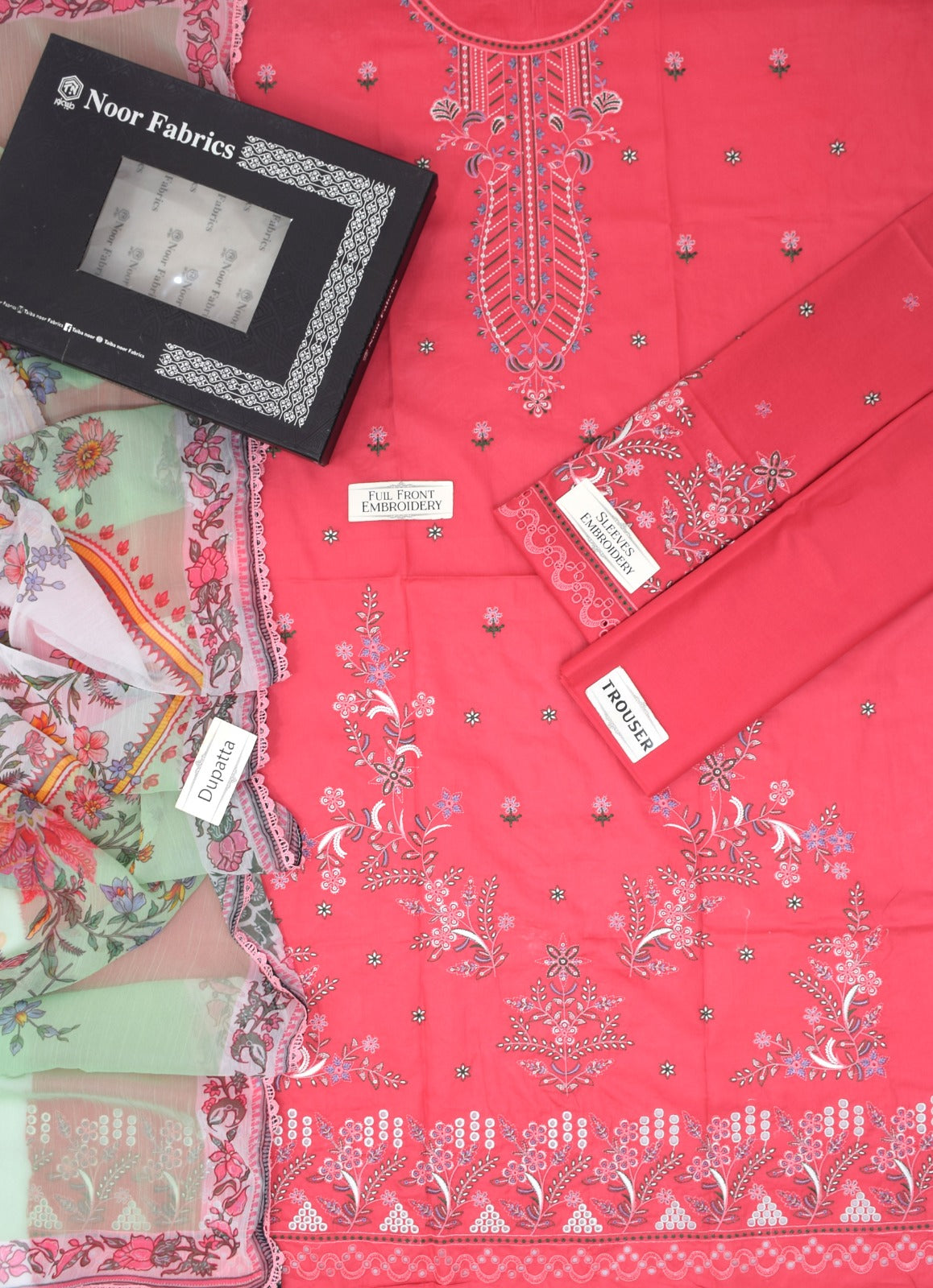 TAIBA NOOR 3PC LAWN EMB SUIT