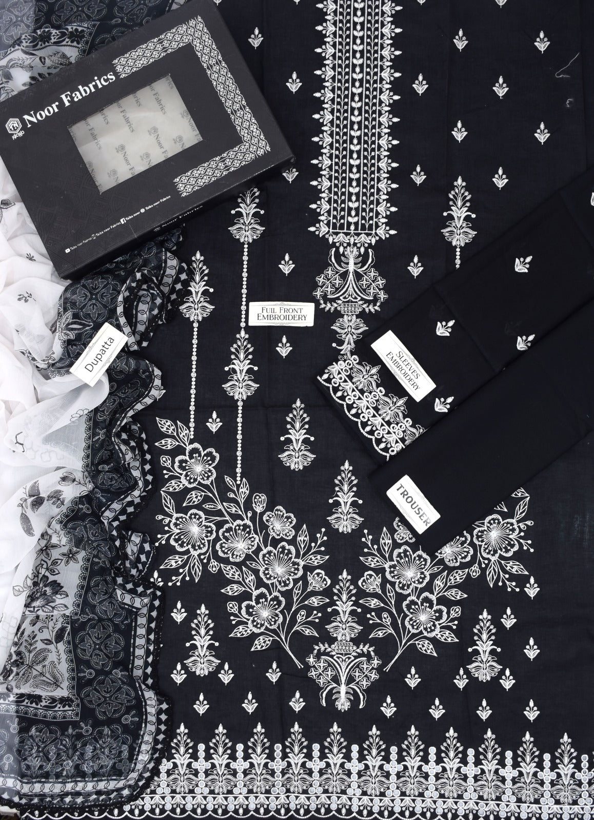 TAIBA NOOR 3PC LAWN EMB SUIT