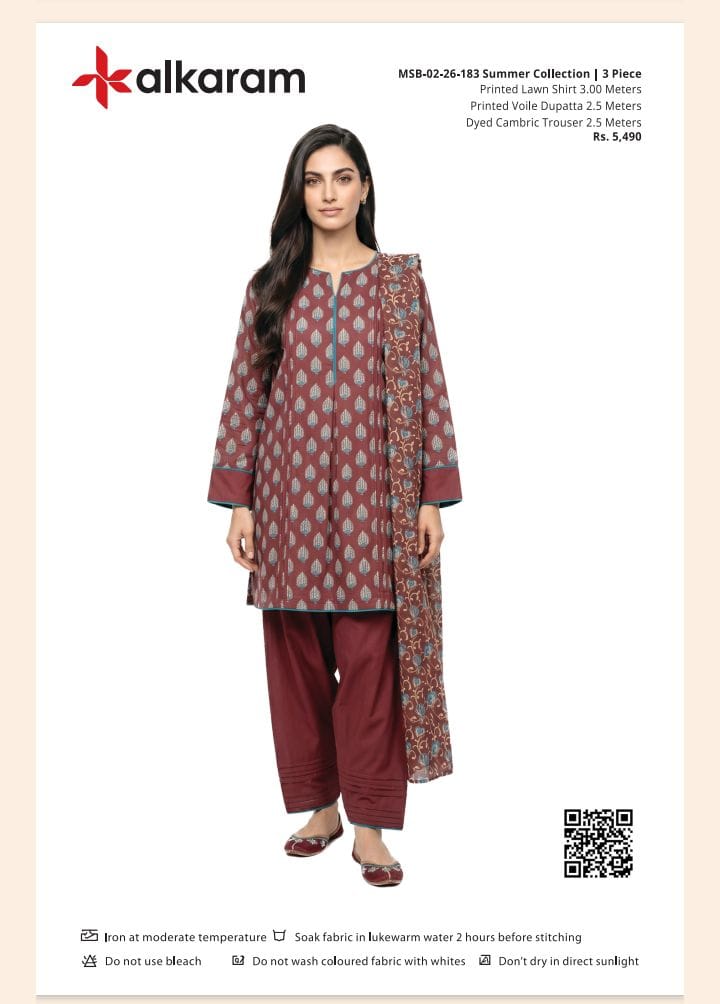 ALKARAM 3PC LAWN