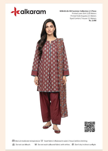 ALKARAM 3PC LAWN