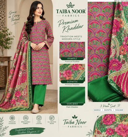 3PC KHADAR BY TAIBA NOOR